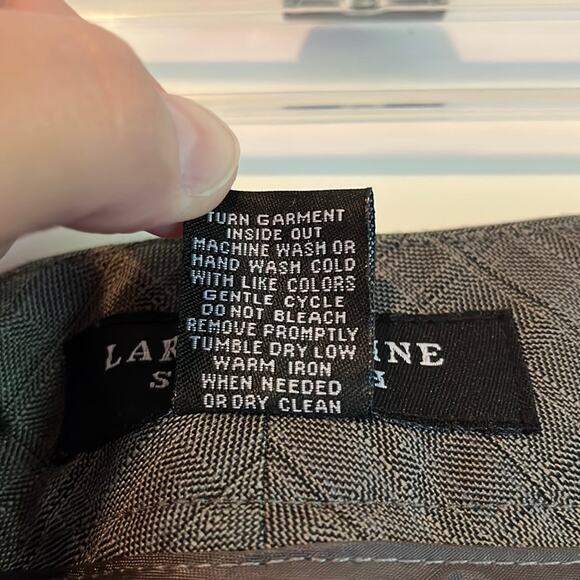 Larry Levine Charcoal Gray Trousers - Picture 8 of 8